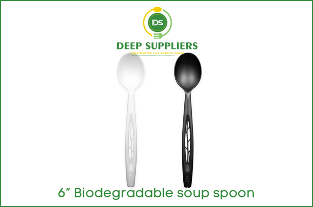 Supplier of Biodegradable 6 inch Soup Spoons in Michigan
