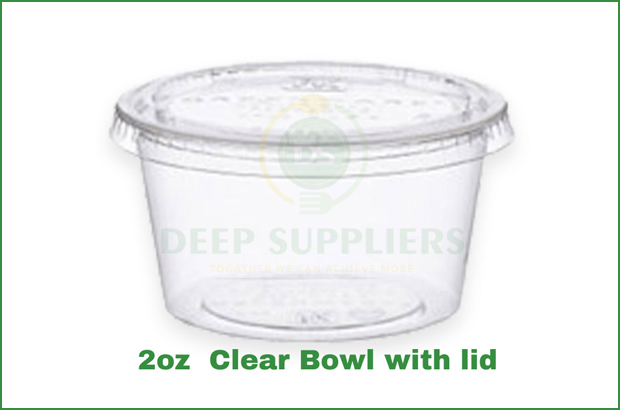 Supplier of Biodegradable 2oz Clear Bowl's Lid in Michigan