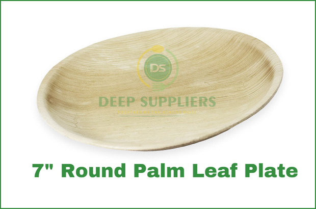 Supplier of Palm Leaf 7 Round Plate in Michigan