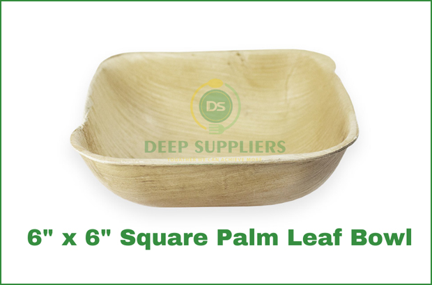 Supplier of Palm Leaf 6 x 6 Square Bowl in Michigan